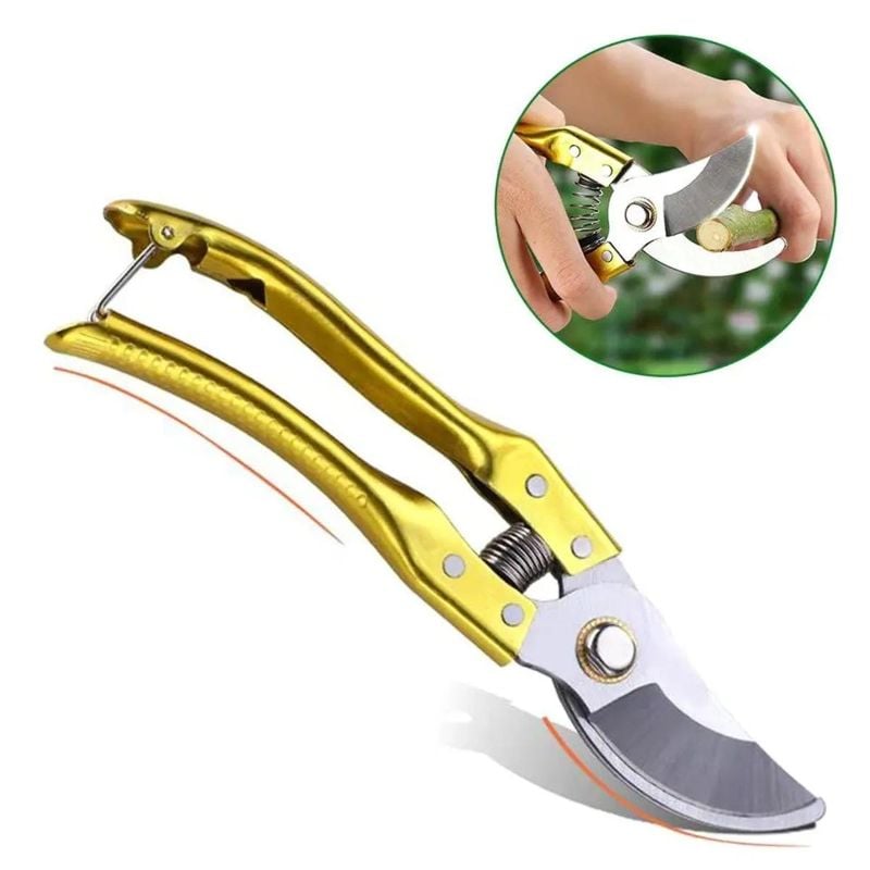 NBR Gardening Pruning Shear Scissors Plants Grafting Cutter High Carbon Steel Cutting Pruner Tools for Garden pruning scissor /garden scissor/pruning shears for plants