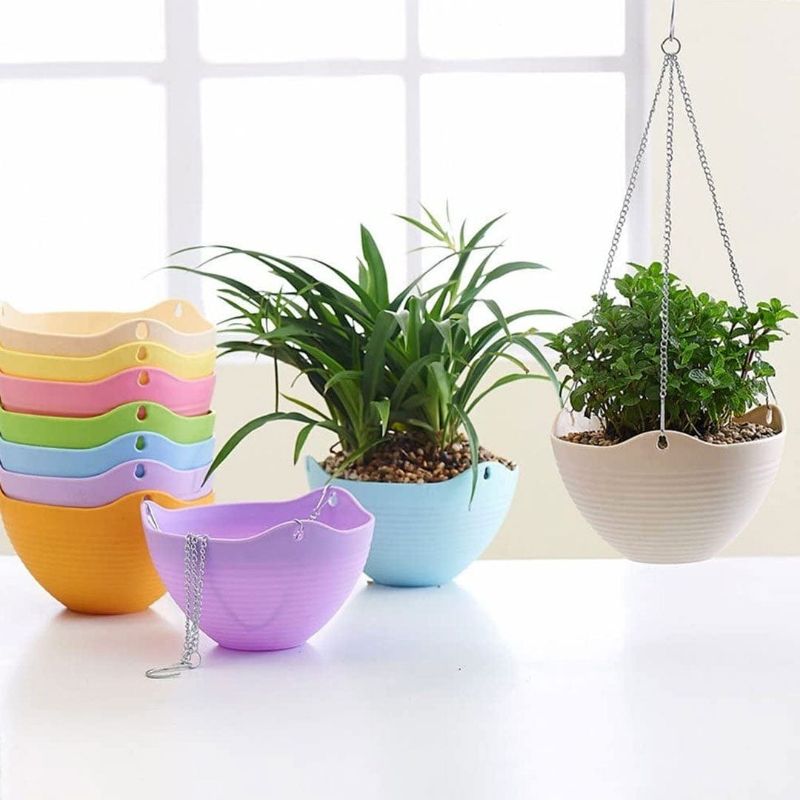 Pack of 3 Hanging Pot With Chain