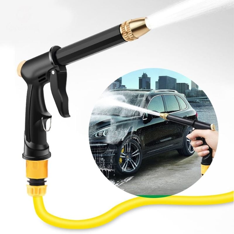 Portable High Pressure Water Gun For Cleaning Car Wash Machine Garden Watering Hose Nozzle Sprinkler