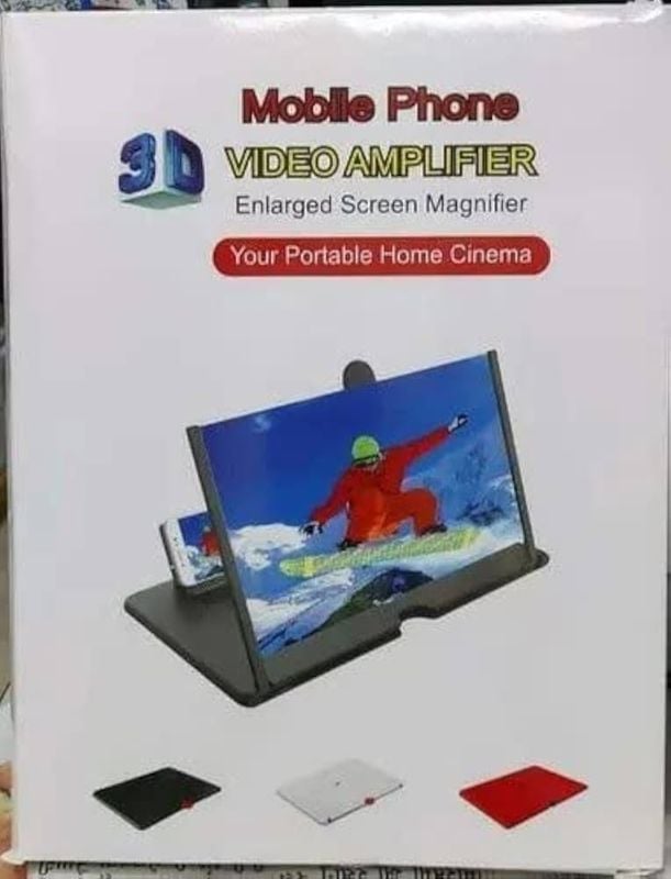 3D Mobile Screen Magnifier – HD Foldable Phone Display Stand