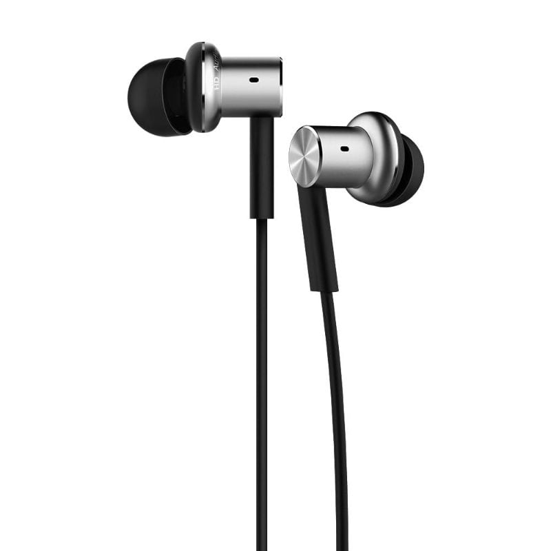 Xiaomi Dual Driver In-Ear Earphones with Mic – Deep Bass, 3.5mm Wired Headphones (Black)