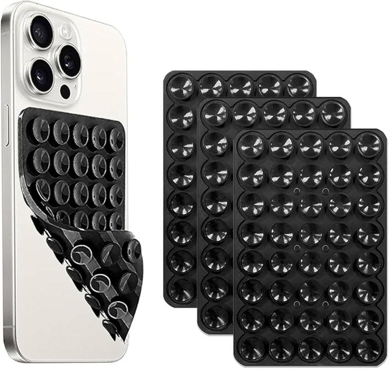 Double-Sided Silicone Suction Phone Holder (Extra Large)