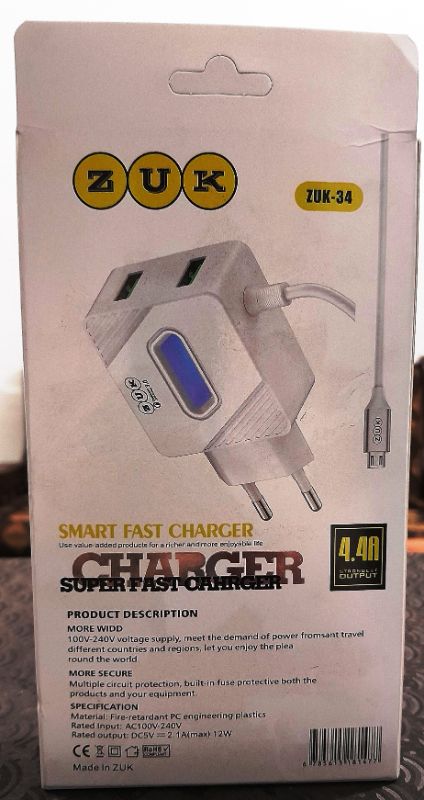 3-in-1 USB Wall Charger – 4.4A Fast Multi-Device Charging Hub