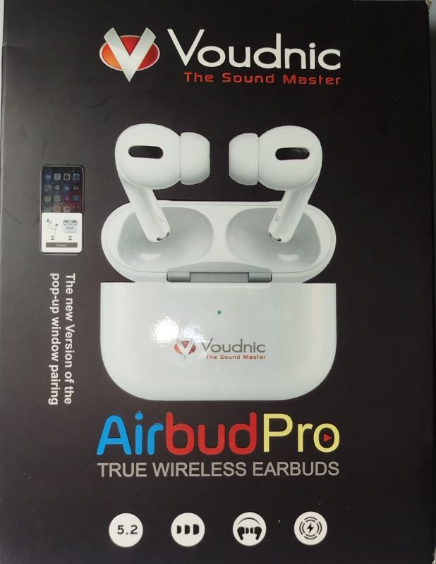Voudnic Airbud Pro 2025 TWS Earbuds with ANC & 30H Playtime