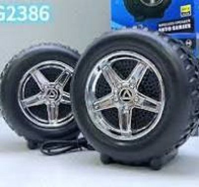 G2386 Portable Bluetooth Speaker – Tyre Shape (Black)