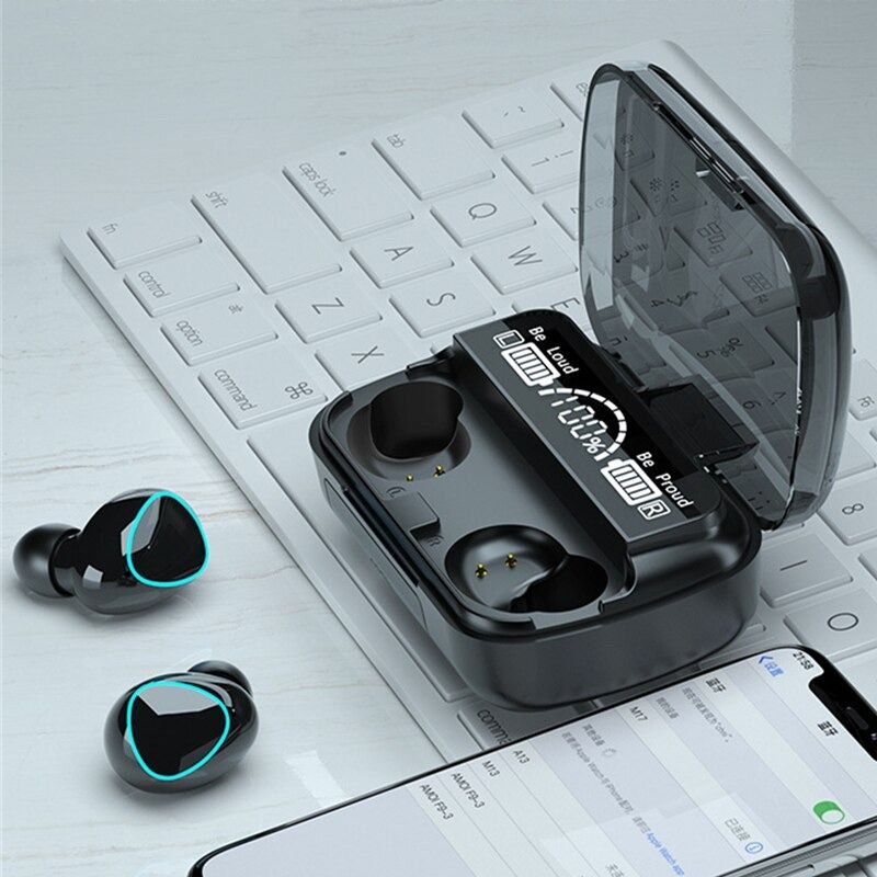 M10 Wireless Bluetooth Earbuds with Charging Case