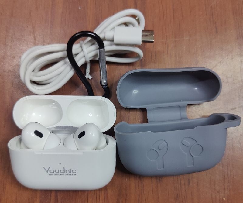 Voudnic Airbud Pro 2025 TWS Earbuds with ANC & 30H Playtime