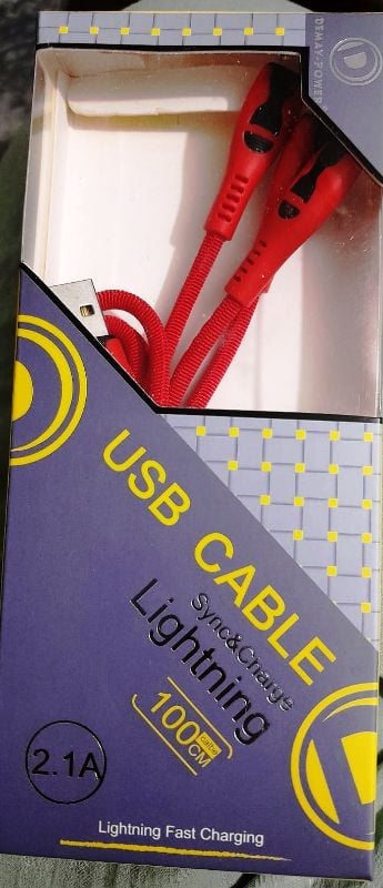 3-in-1 Fast Charging Cable – Type-C, Micro USB & Lightning (Red)