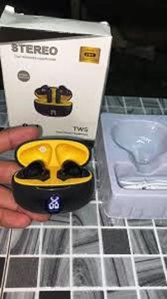 Stylish Stereo TWS Bluetooth Earbuds – ENC Noise Cancellation & 34H Playtime
