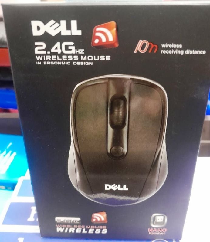 Dell 2.4GHz Wireless Mouse – Master Copy with Free AAA Cells