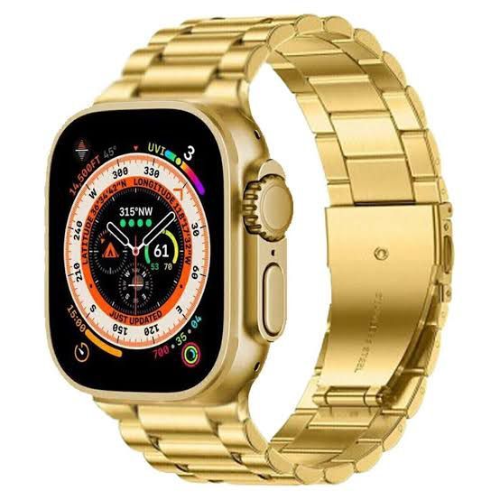 G9 Ultra Pro Smart Watch Golden Edition – Bluetooth Calling & NFC