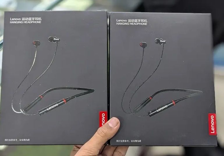 Lenovo Neckband Bluetooth Headphones – Deep Bass & Long Battery