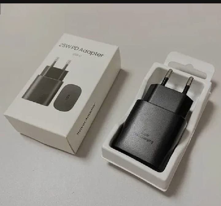 Sumsung 45w c to c Adopter Black super changing  spted