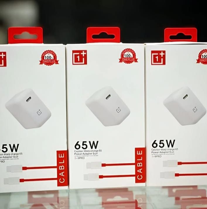 OnePlus 65W Warp Charge Power Adapter Suit (Cable Included)