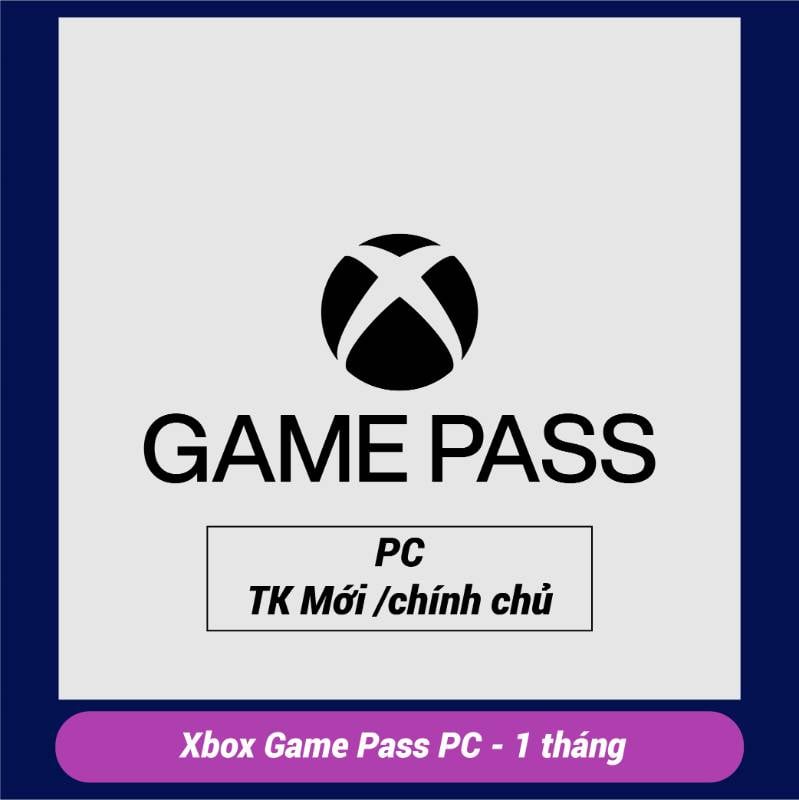 Xbox Game Pass PC - 1 tháng - Chính Chủ (TRAIL