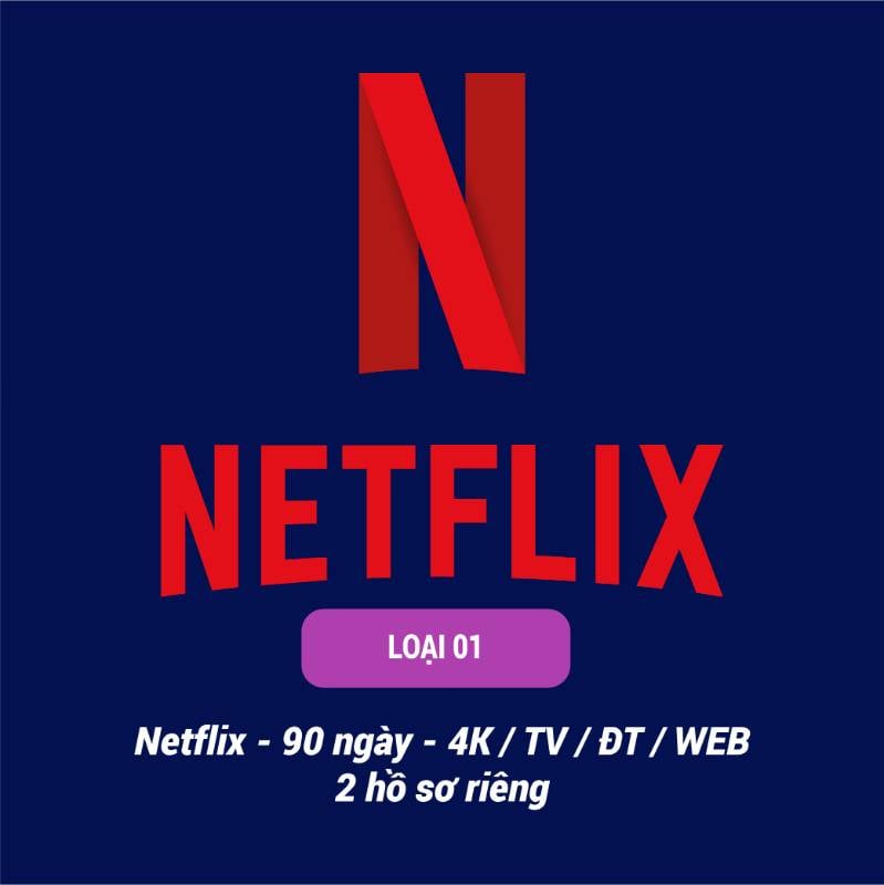 Loại 1
Netflix - 90 ngày - 4K / TV/ĐT/ Web/ TK của NC Store/ 2 Hồ sơ riêng