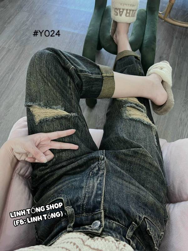 [FJ3020] Baggy jean nữ chất xịn - Hàng VNXK