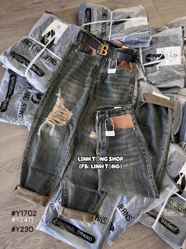 [FJ3019] Baggy jean nữ chất xịn - Hàng VNXK