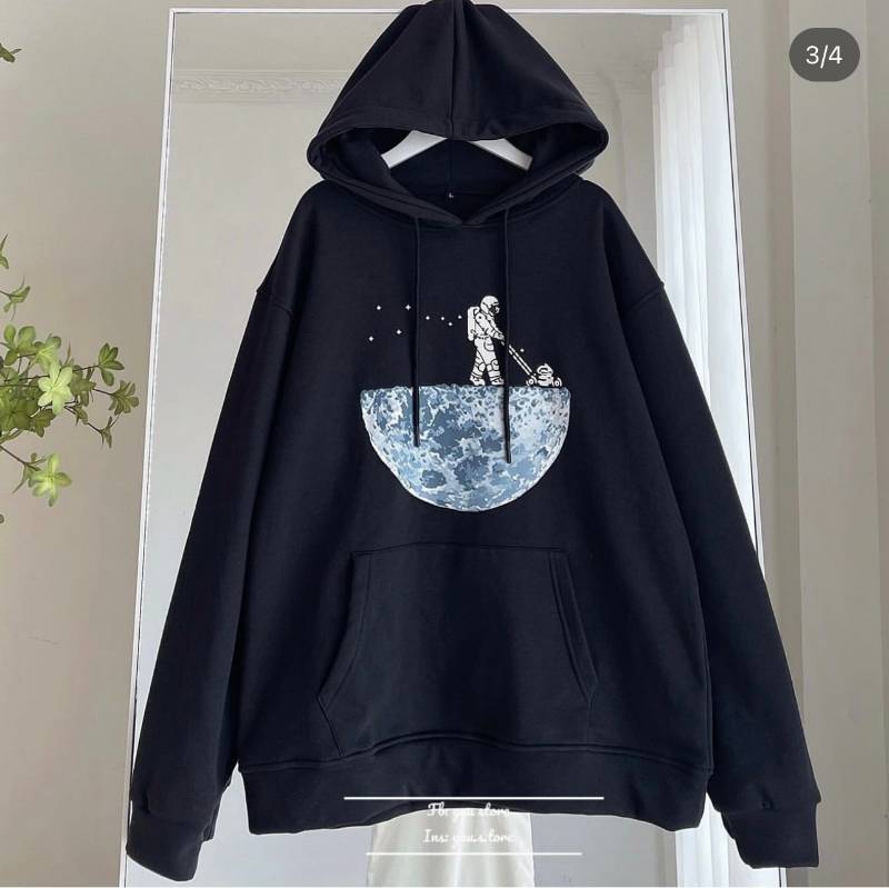 [FJ2719] Hoodie nỉ form rộng