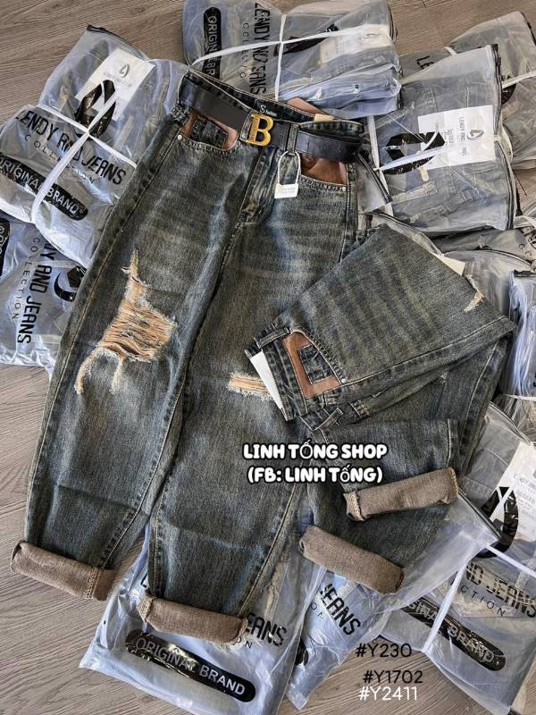 [FJ3019] Baggy jean nữ chất xịn - Hàng VNXK