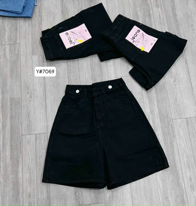 [FJ2908] Short ngố Jean Nữ CD