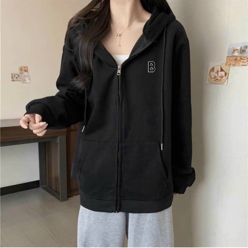 [FJ2770] Khoác nỉ ngoại dây kéo Unisex form rộng