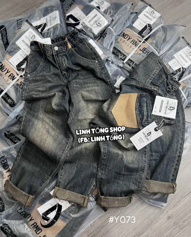 [FJ3021] Baggy jean nữ chất xịn - Hàng VNXK