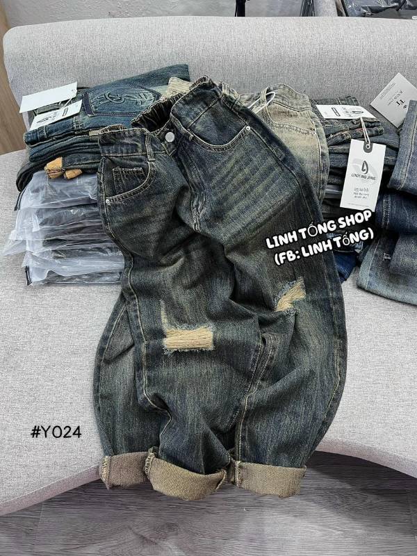 [FJ3020] Baggy jean nữ chất xịn - Hàng VNXK