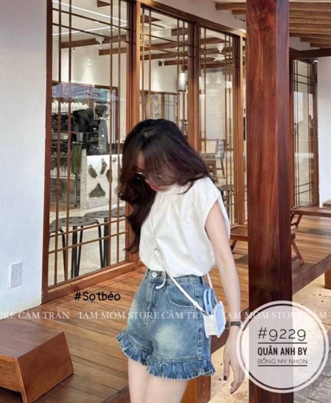 [FJ2910] Short jean nữ lai bèo - HÀNG VNXK