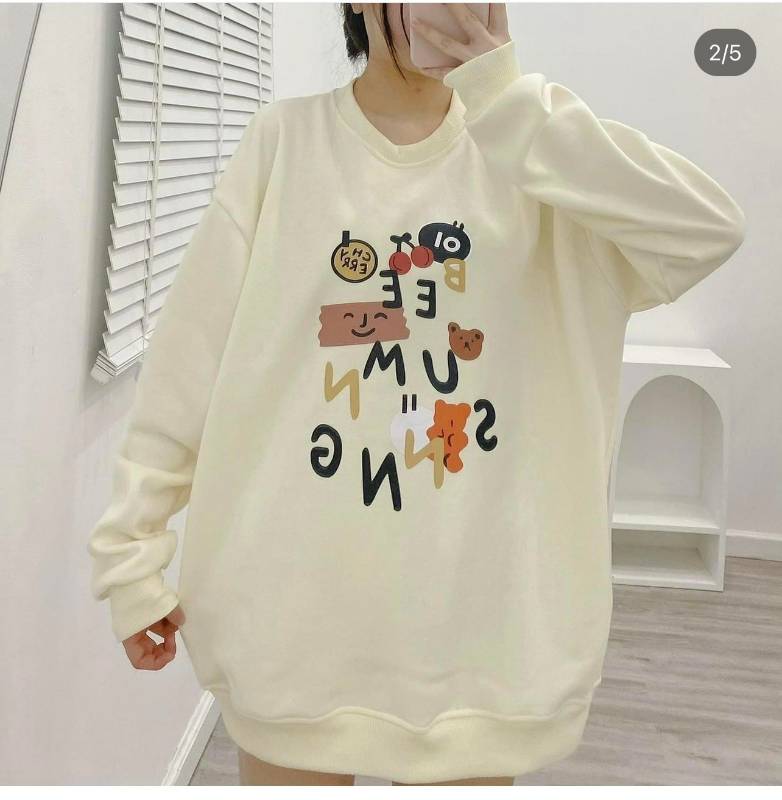 [FJ2716] Hoodie nỉ form rộng