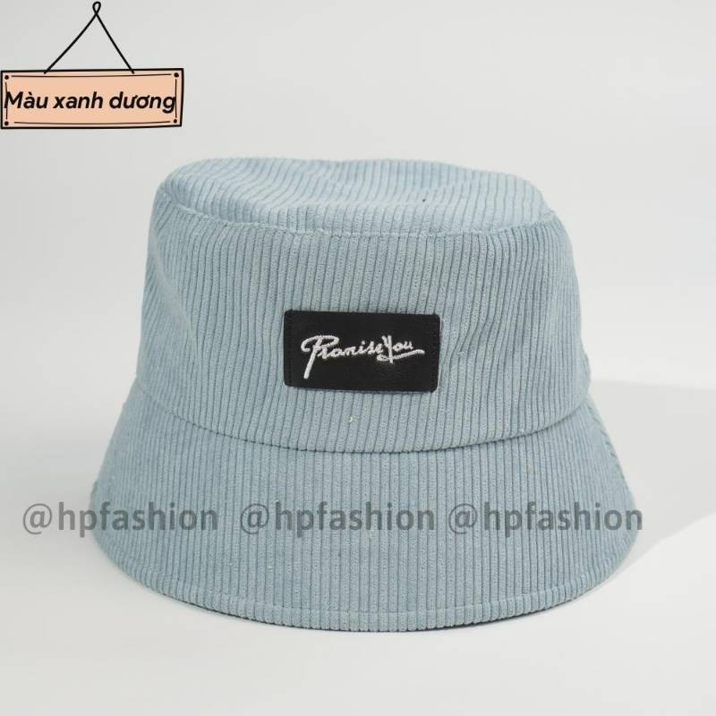 [FJ2816] Bucket nhung logo