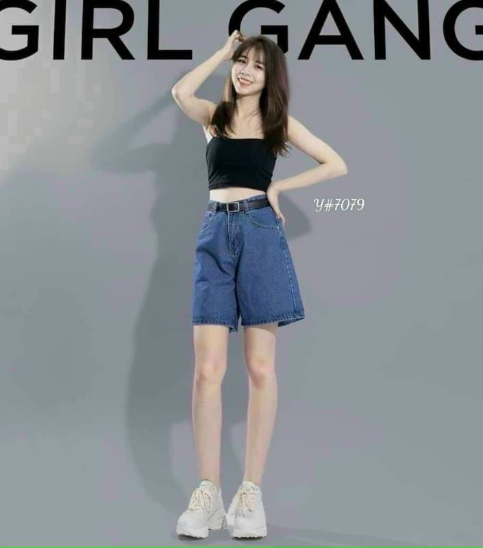 [FJ2907] Short ngố Jean Nữ CD