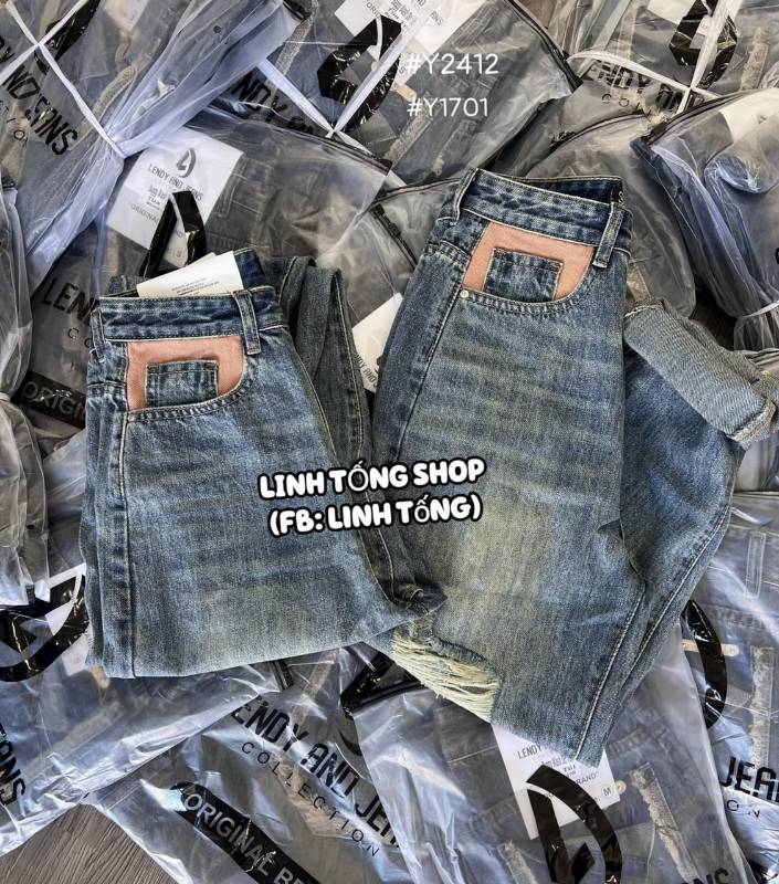 [FJ3018] Baggy jean nữ chất xịn - Hàng VNXK