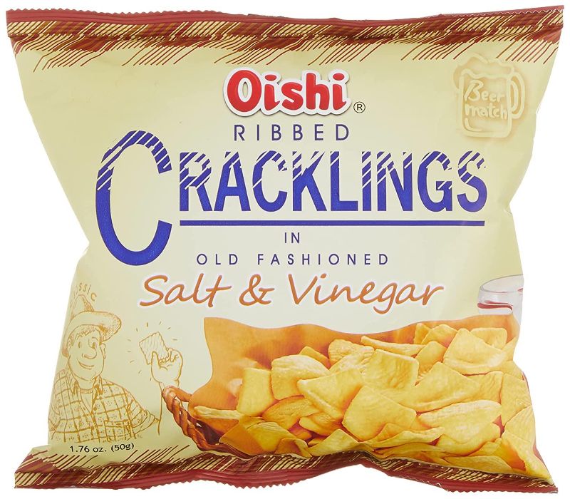 Oishi Crackling Salt & Vinegar 50g