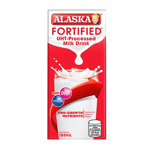 Alaska Fortified Processed Milk Drink 180/185ml