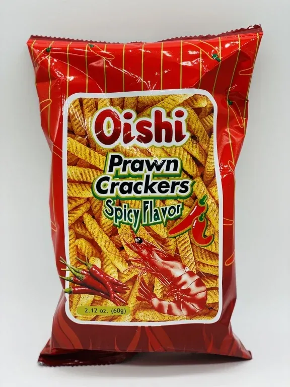 Oishi Prawn Crackers Spicy 60g
