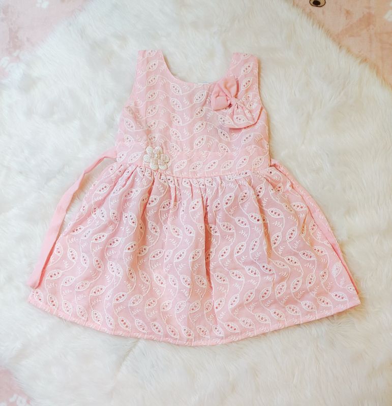 FROCK COTTON CHIKANKARI Size 18