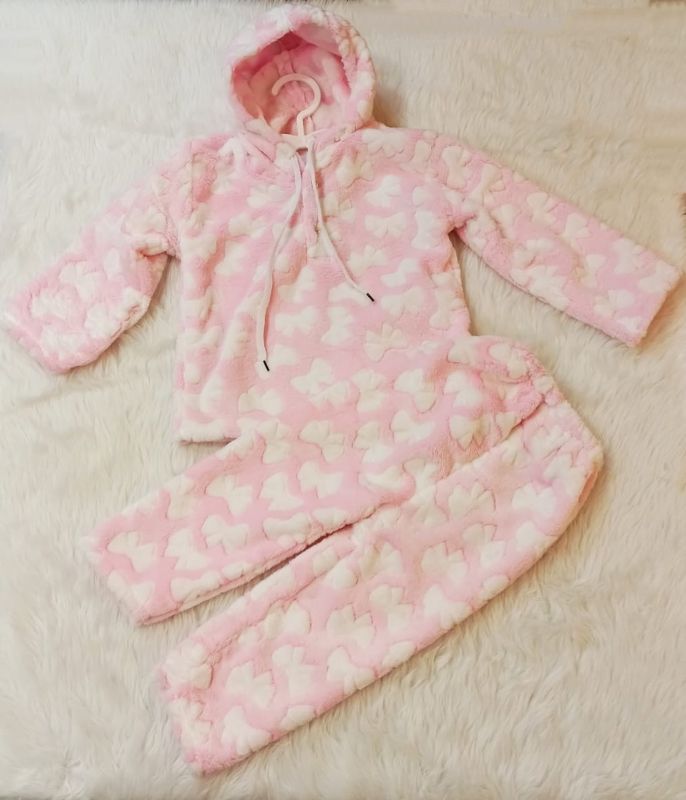 FUR HOODIE FULL SHIRT PANT SET Size 28 to 32