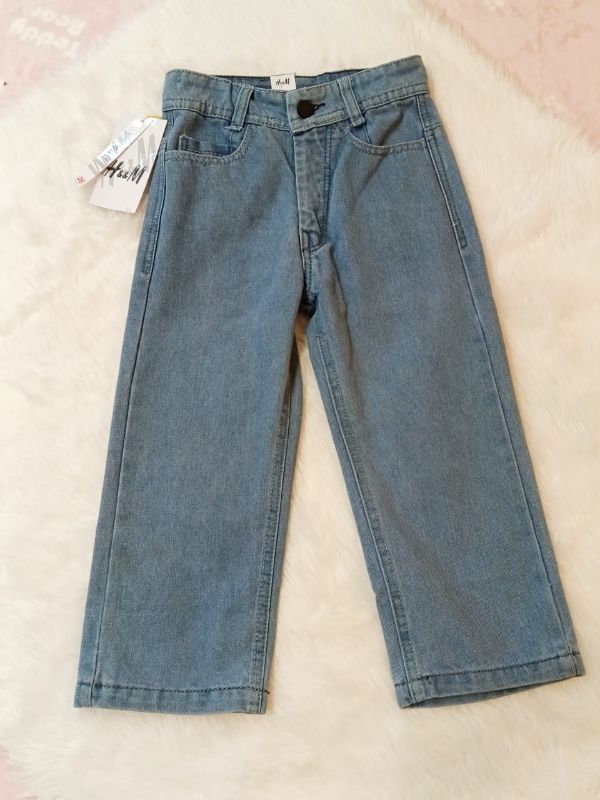 BLUE PLAIN JEANS (H&M) 2 Size 26 to 36