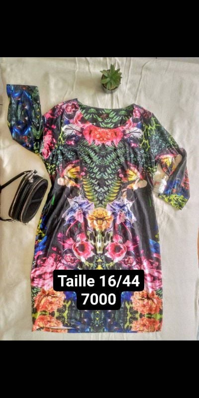 Robe cotton longue manche