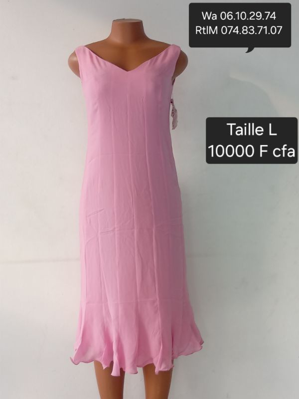 Robe rose pale