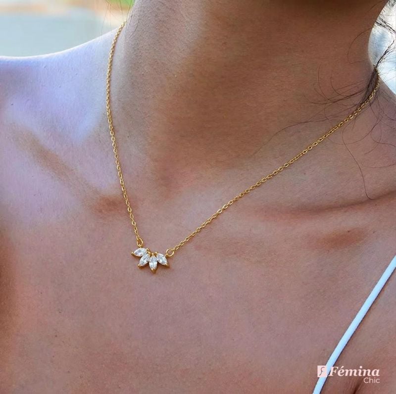 Collier en Cristaux