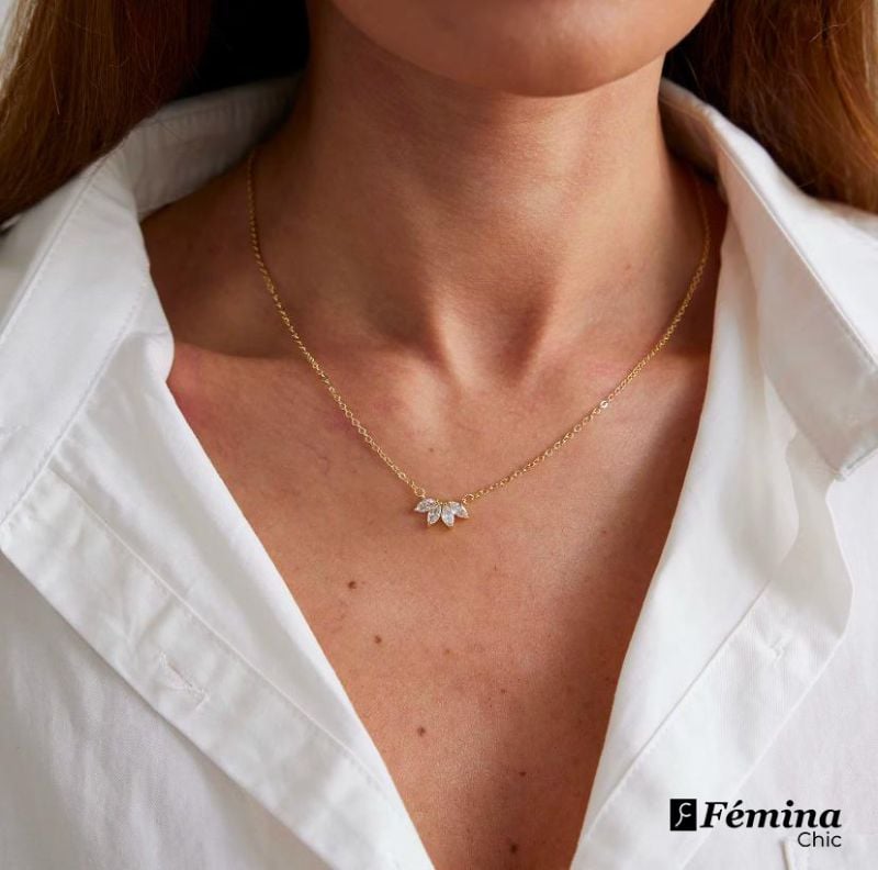 Collier en Cristaux