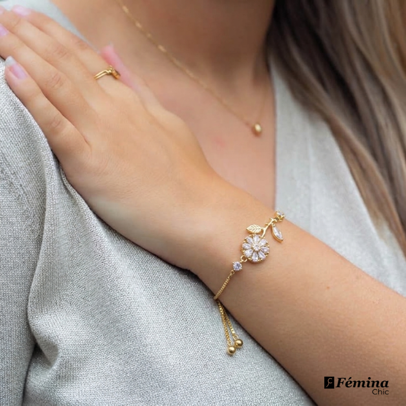 Bracelet Royal Fleur Scintillante