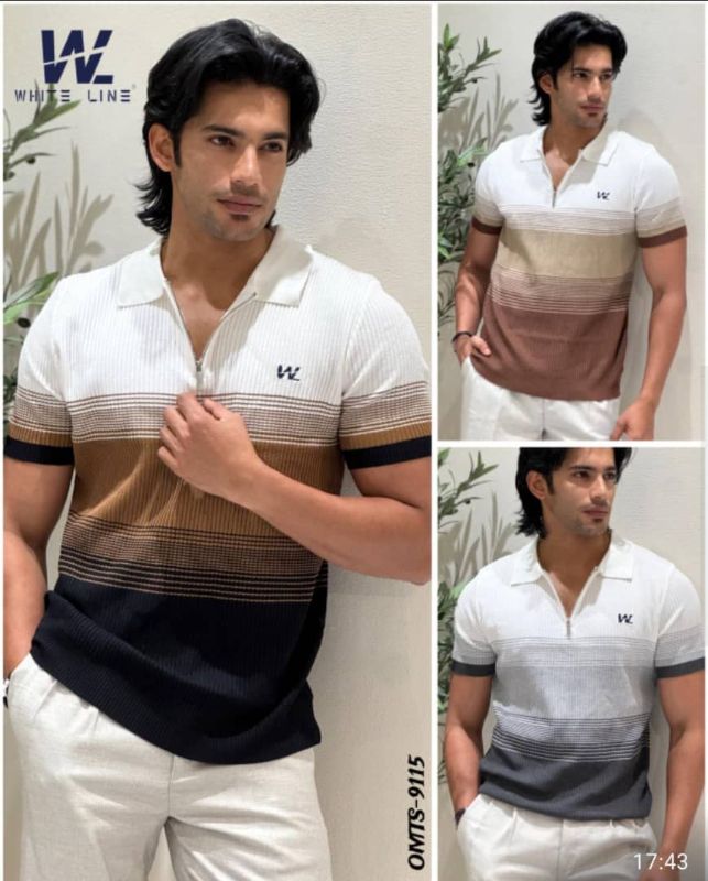 Polo dégradé White Line