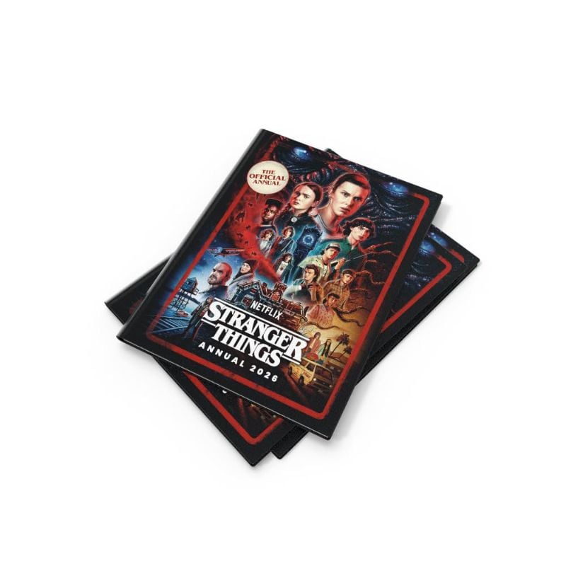 Anuario de Stranger Things 2026: ¡NUEVO! Explora el mundo de Hawkins y el Mundo del Revés en este Anuario OFICIAL DE NETFLIX.