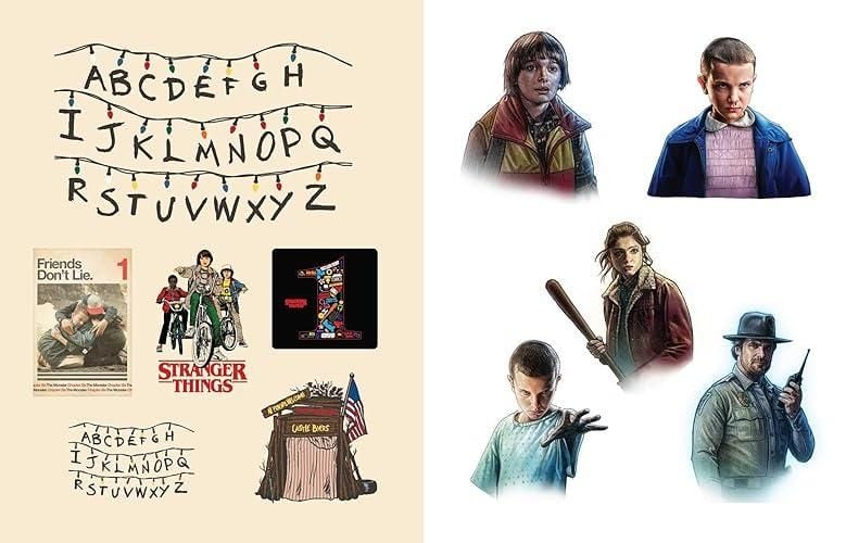 Stranger Things World of Stickers: Art Inspired by the Series