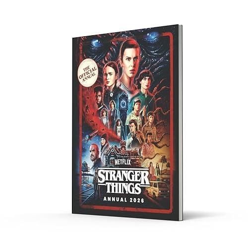 Anuario de Stranger Things 2026: ¡NUEVO! Explora el mundo de Hawkins y el Mundo del Revés en este Anuario OFICIAL DE NETFLIX.