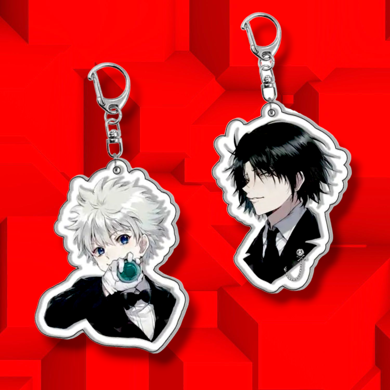 LLAVERO HUNTER X HUNTER KILLUA + FEITAN
