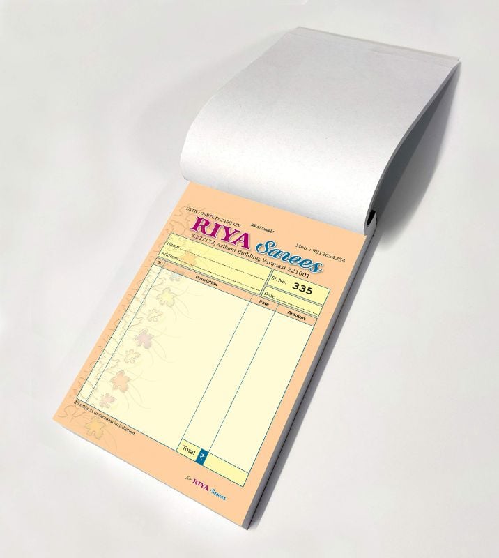 Cash Memo (Bill Book)